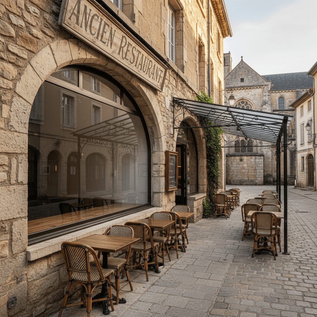 Restaurant 106m² à Saint-Pons-De-Thomières : terrasse - extraction - Image 1