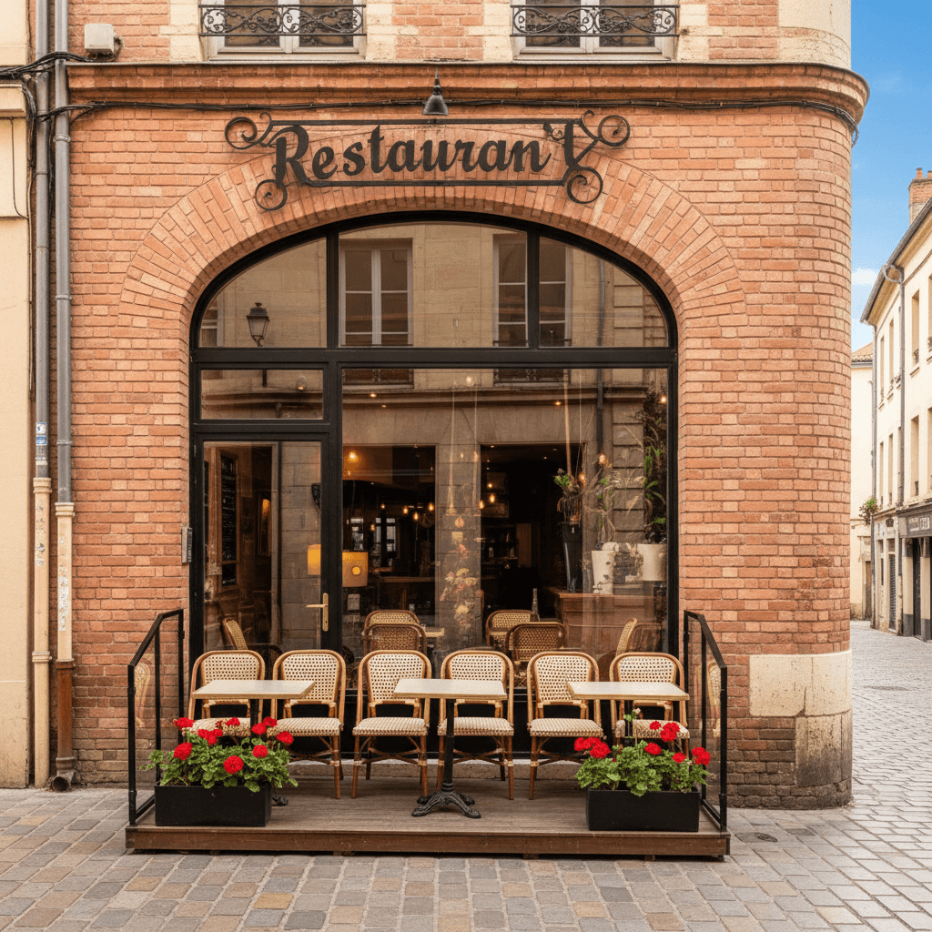 Restaurant 80m² à Toulouse : extraction - cuisine équipée - Image 1