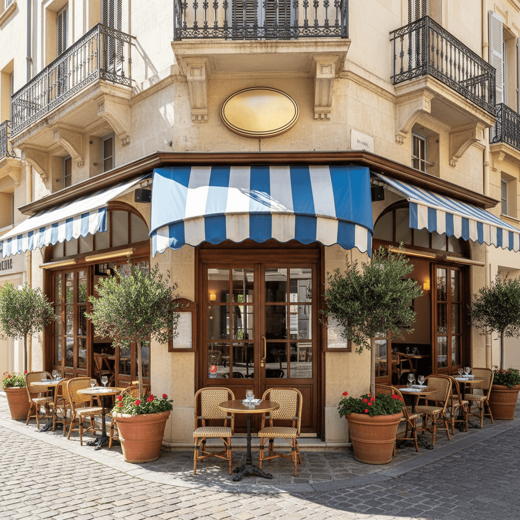 Restaurant 110m² à Nice : terrasse - extraction