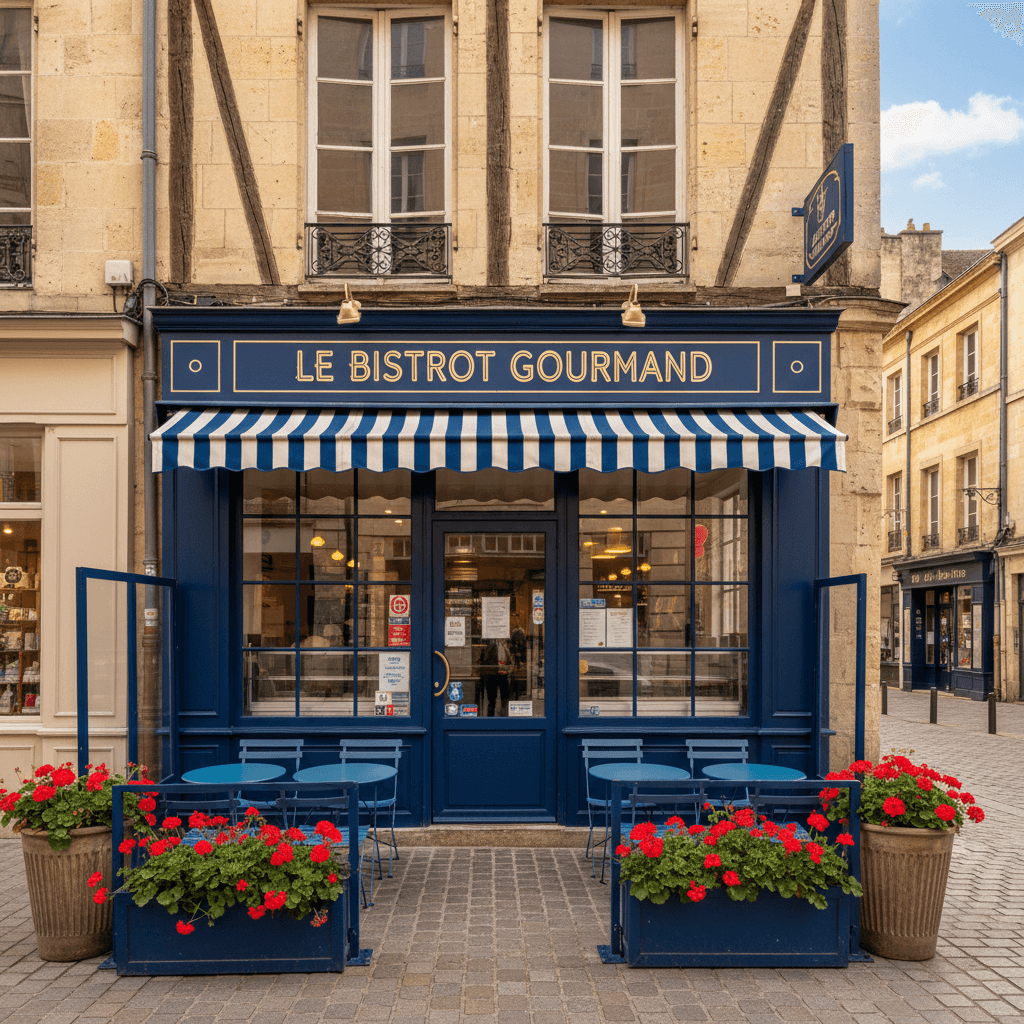 Fast-food 45m² à Bordeaux : terrasse - extraction