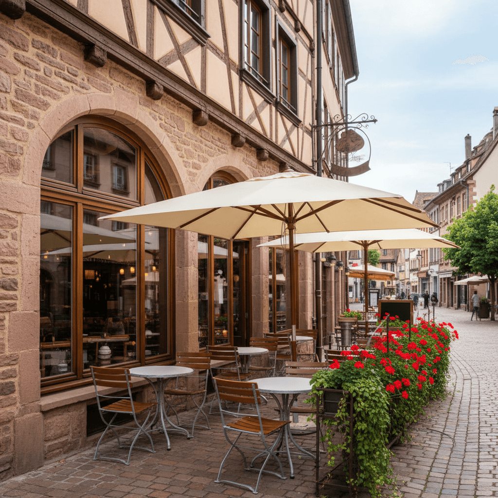 Bar-brasserie à Colmar : terrasse - licence IV - Image 1