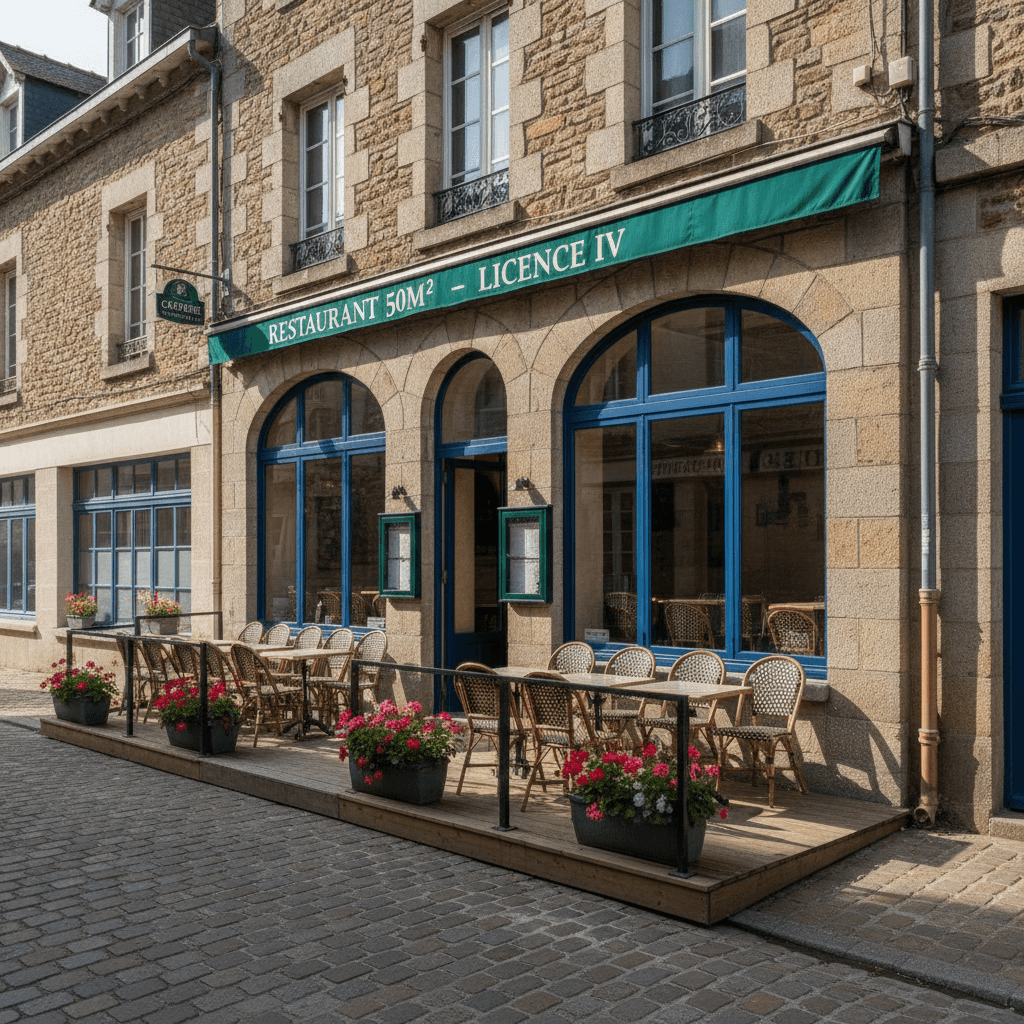 Restaurant 50m² à Le Tréport : terrasse - licence IV - Image 1