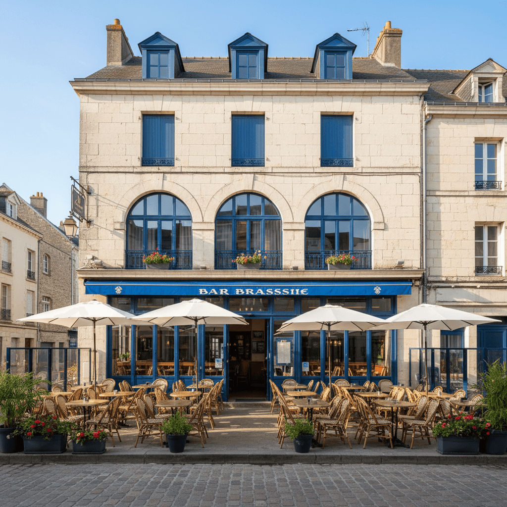 Bar-brasserie à La Rochelle : terrasse - licence IV - Image 1