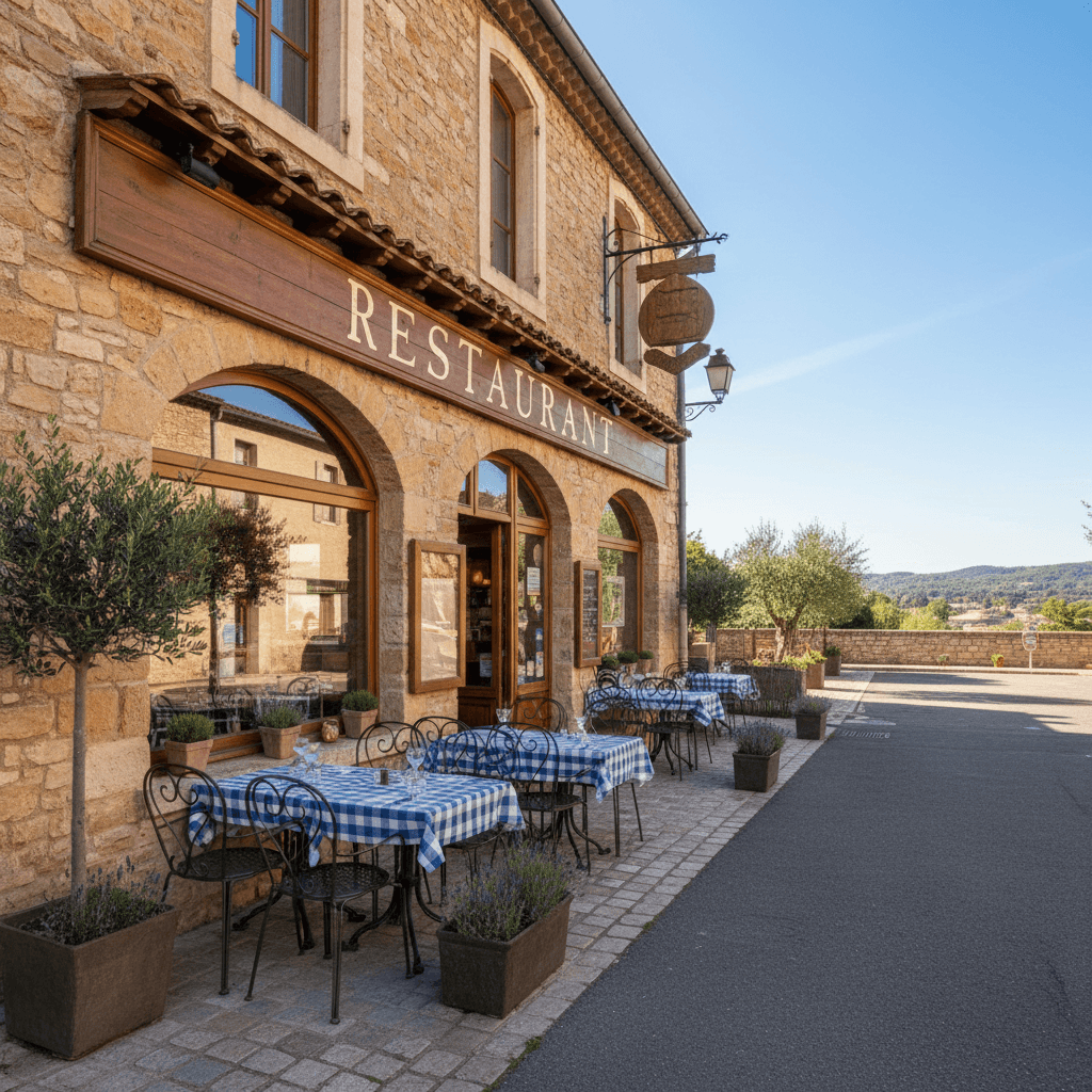 Restaurant à Nyons : terrasse - licence IV - Image 1