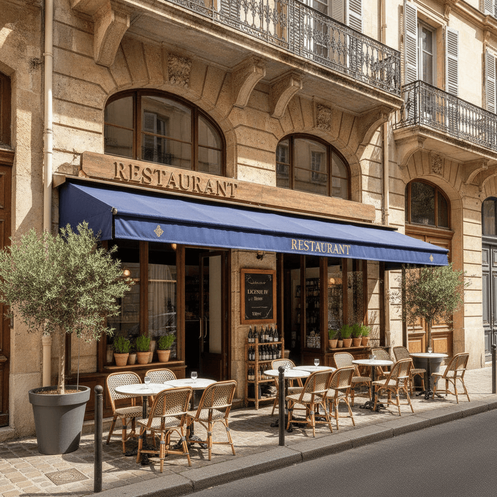 Restaurant 110m² à Marseille : terrasse - licence IV