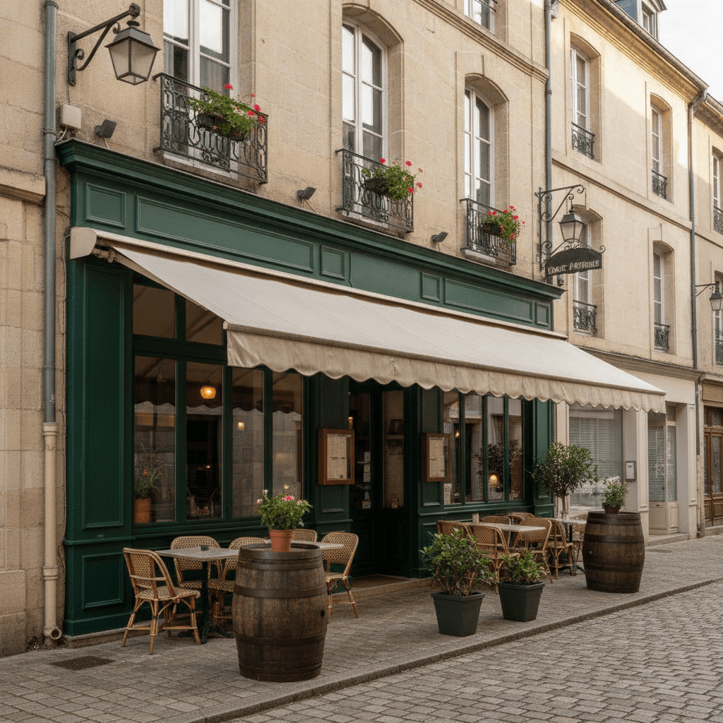 Restaurant à Saint-Affrique : terrasse - licence IV - Image 1