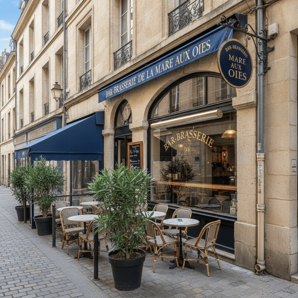 Bar-brasserie 28m² à Nantes : terrasse - licence IV