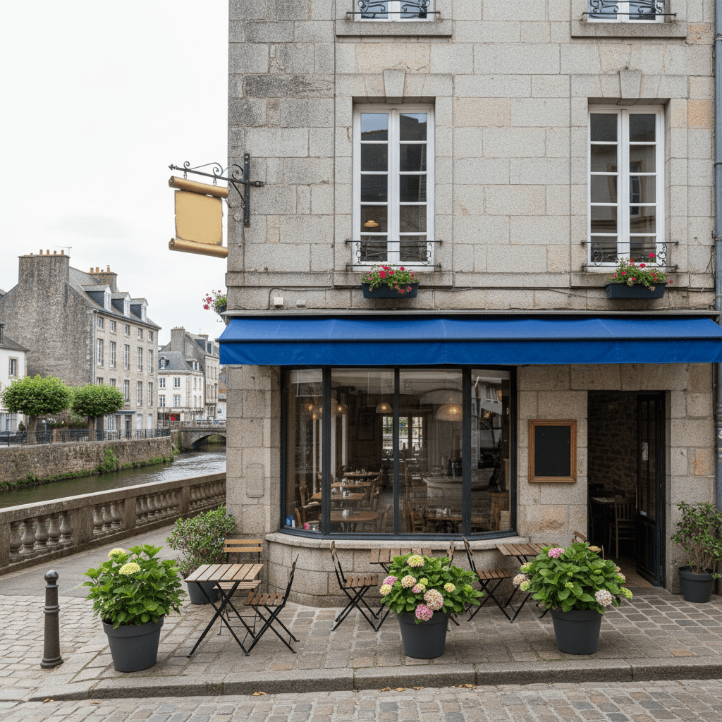 Restaurant 385m² à Quimper : terrasse - licence IV - Image 1