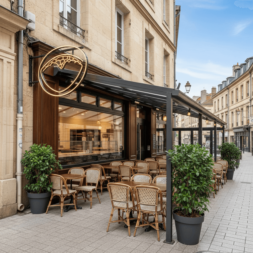 Snack à Bordeaux : terrasse
