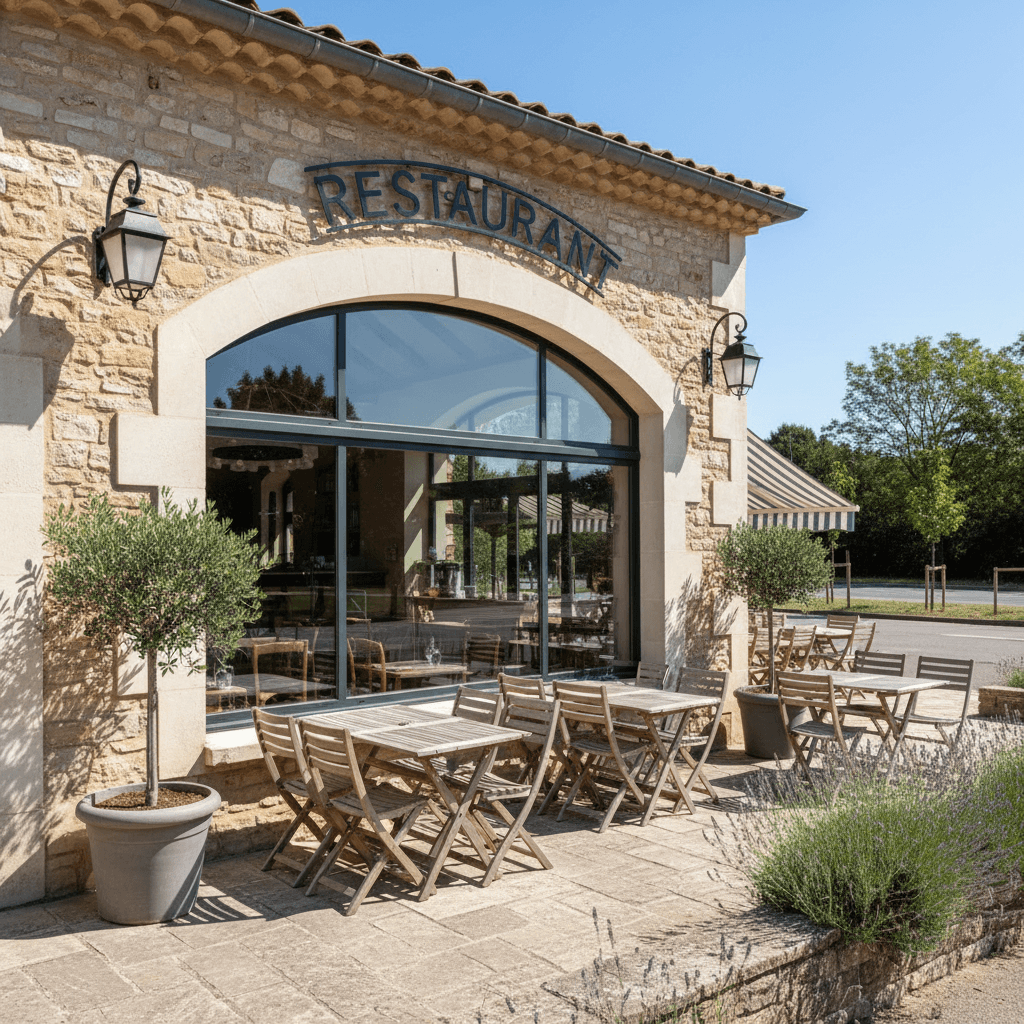 Restaurant 50m² à Mollégès : terrasse - licence IV - Image 1