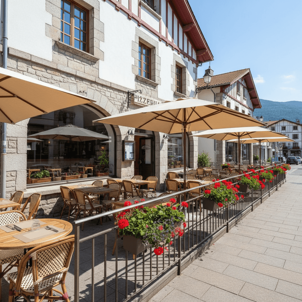 Restaurant 175m² à Hendaye : terrasse - extraction - Image 1