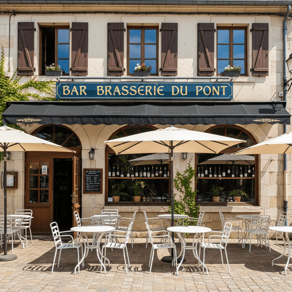 Bar-brasserie 350m² à Gourdan-Polignan : terrasse - licence IV - Image 1