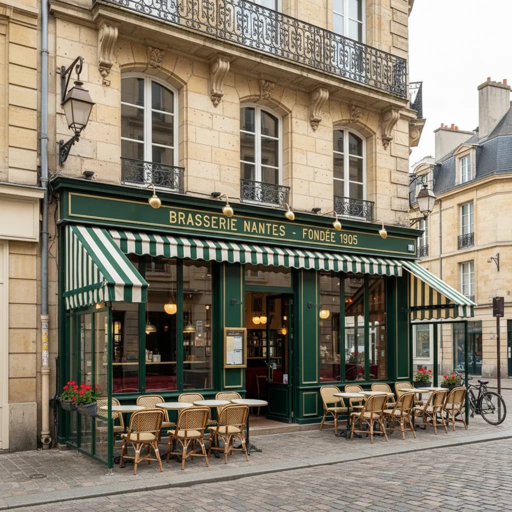 Bar-brasserie 117m² à Nantes : terrasse - licence IV - Image 1
