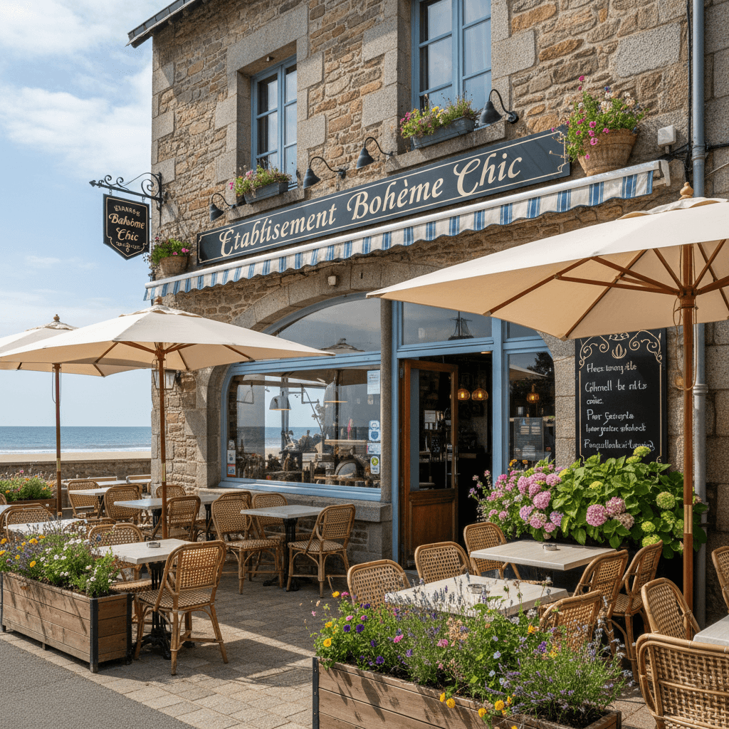 Bar-brasserie 1900m² à Clohars-Carnoët : terrasse - licence IV - Image 1