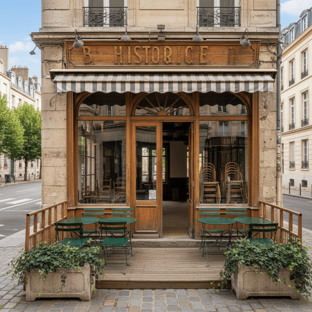 Bar-brasserie à Nantes : terrasse - licence IV - Image 1
