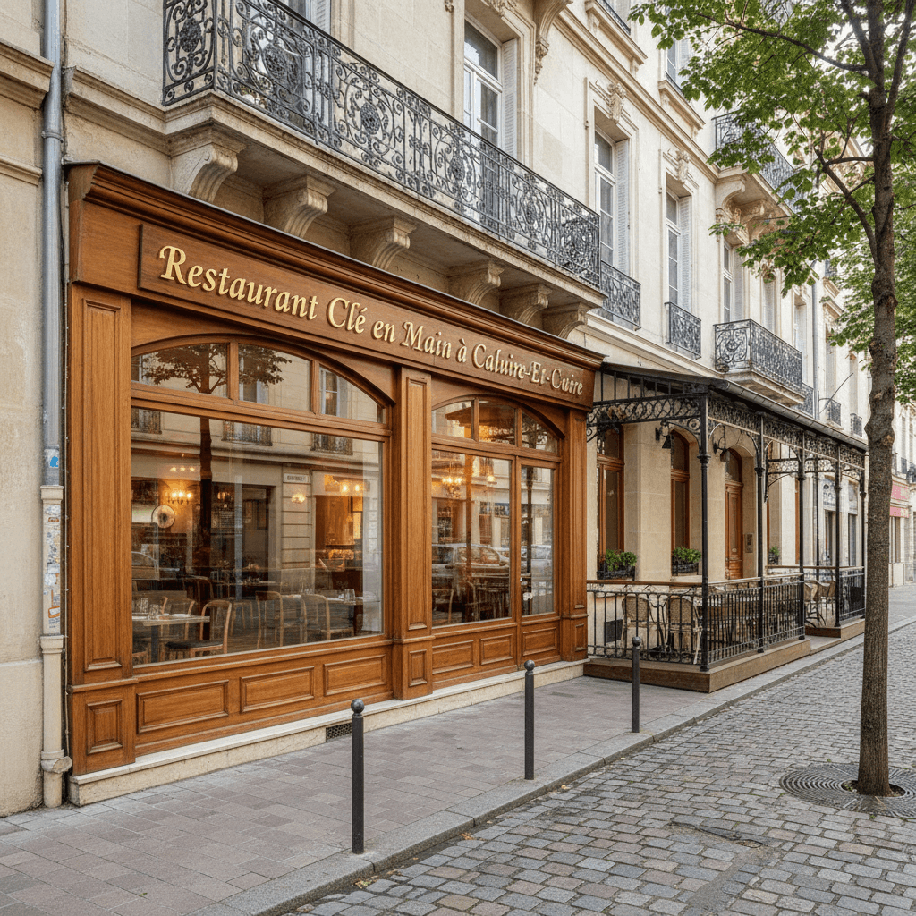 Restaurant à Caluire-Et-Cuire : terrasse - extraction - Image 1