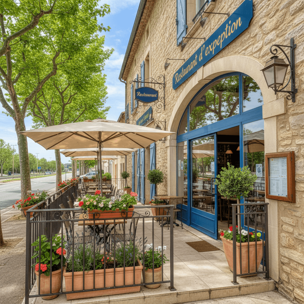 Restaurant 366m² à Saint-Clément-De-Rivière : terrasse - licence IV - Image 1