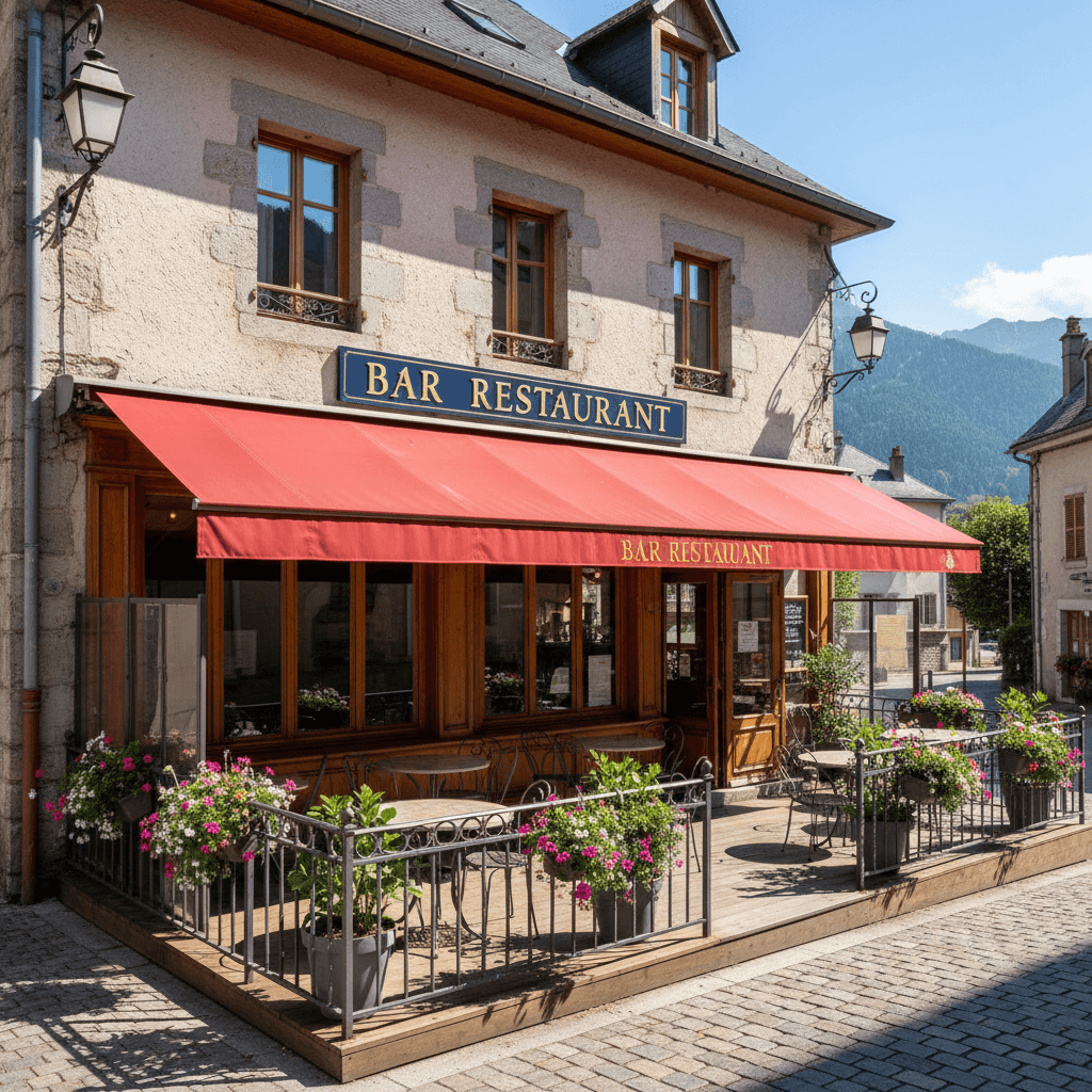 Restaurant 250m² à Cruseilles : terrasse - licence IV - Image 1