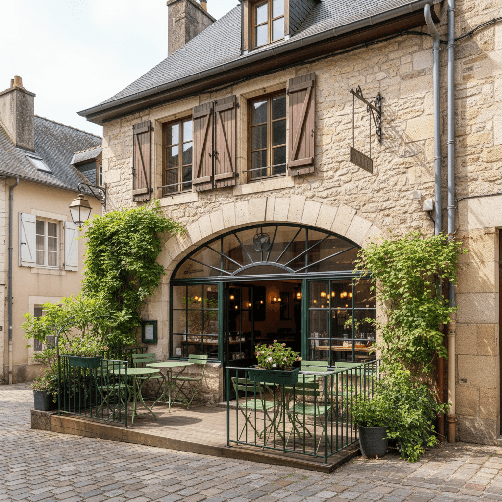 Restaurant à Le Puy-En-Velay : terrasse - licence IV - Image 1
