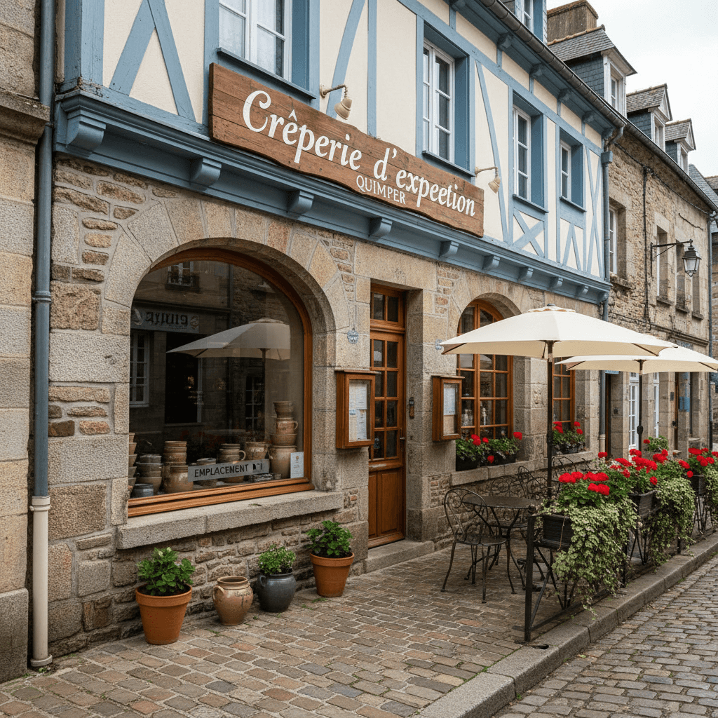 Restaurant 280m² à Quimper : terrasse - licence IV - Image 1