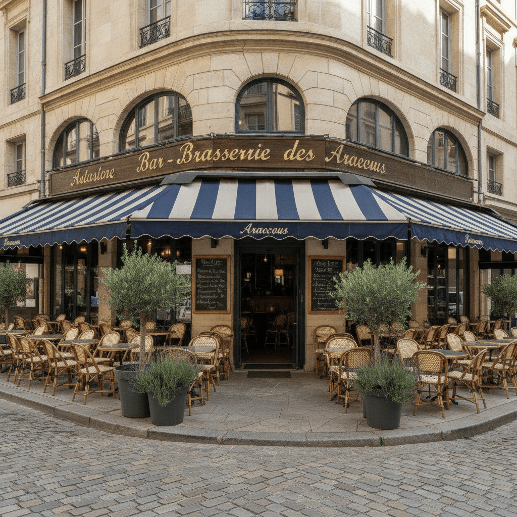 Bar-brasserie 400m² à Montpellier : terrasse - licence IV