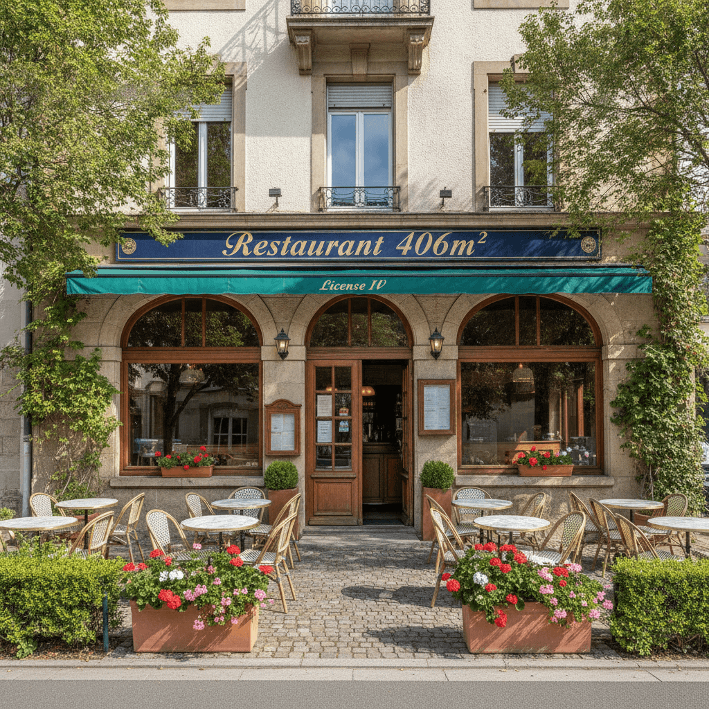 Restaurant 406m² à Riedisheim : terrasse - licence IV - Image 1