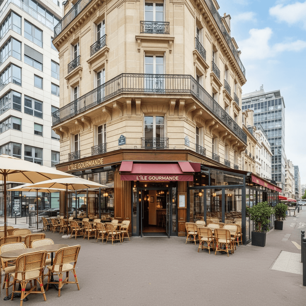 Restaurant 60 couverts à Issy-les-Moulineaux : terrasse - extraction - Image 1