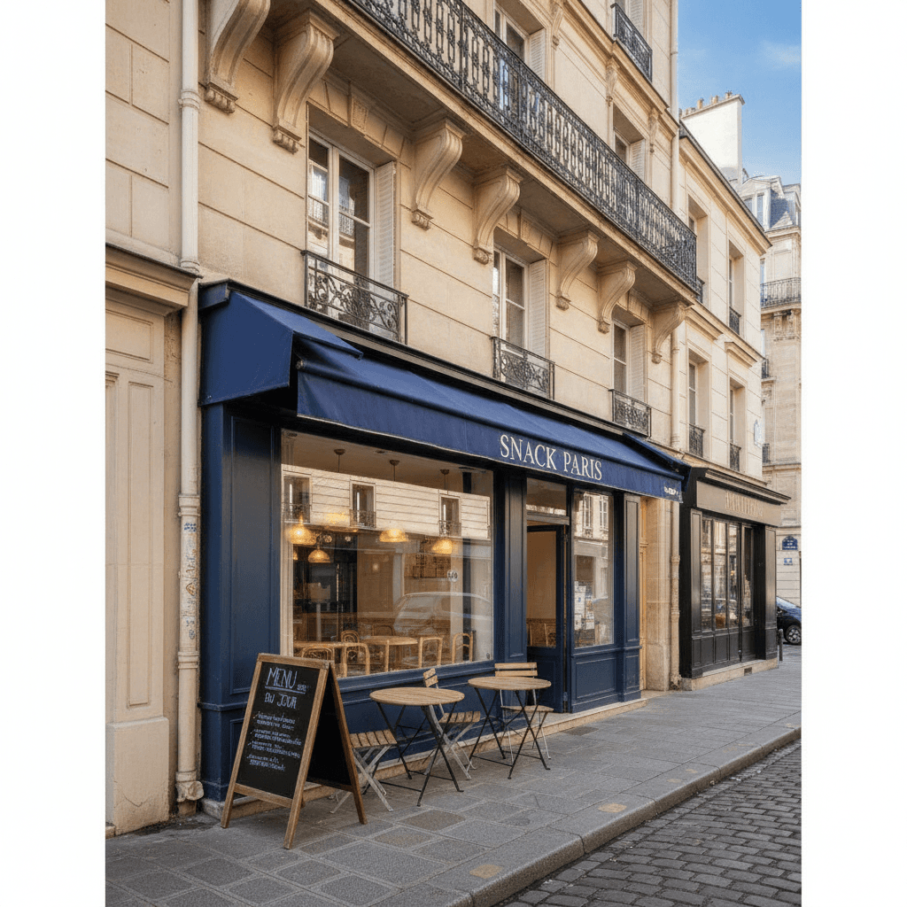 Snack 10 couverts à Paris