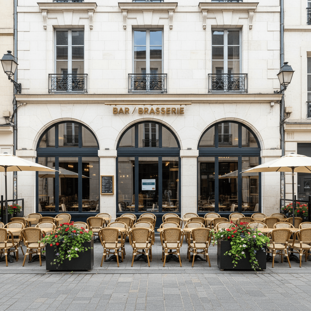 Bar-brasserie 176m² à Nantes : terrasse - licence IV - Image 1
