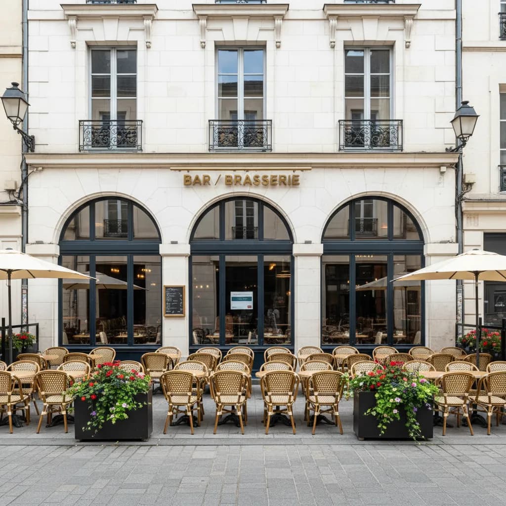 Bar-brasserie 176m² à Nantes : terrasse - licence IV - Image 1