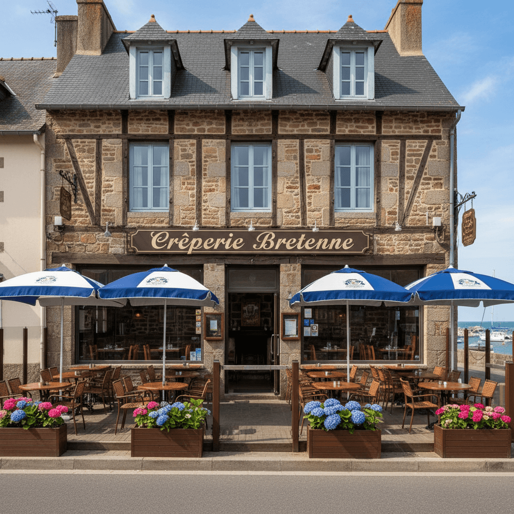 Restaurant à Vannes : terrasse - extraction - Image 1