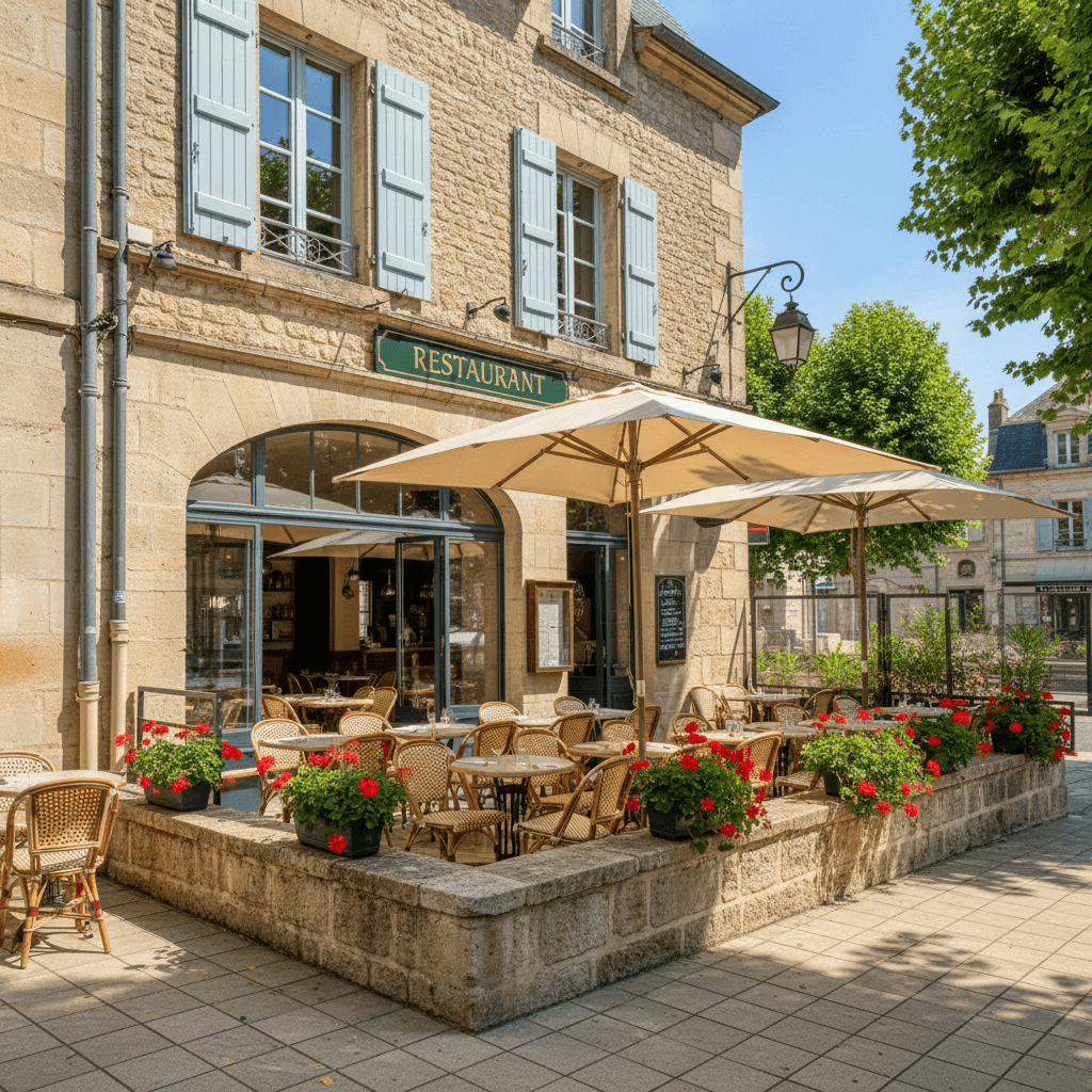 Restaurant 240m² à Châteauroux : terrasse - licence IV - Image 1