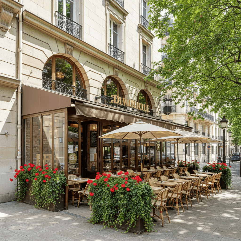 Restaurant 70 couverts à Asnières-sur-Seine : terrasse - licence IV - Image 1
