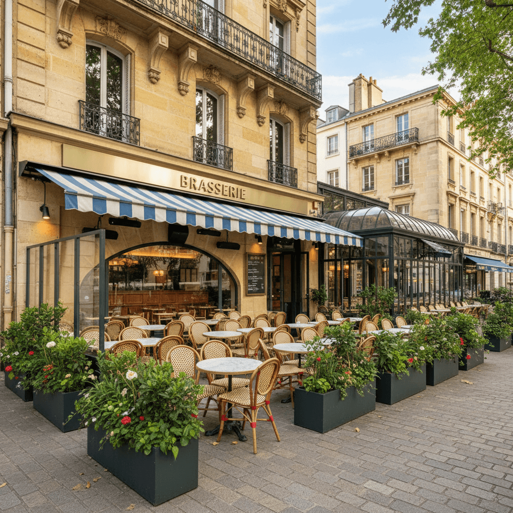 Bar-brasserie à Bordeaux : terrasse - licence IV