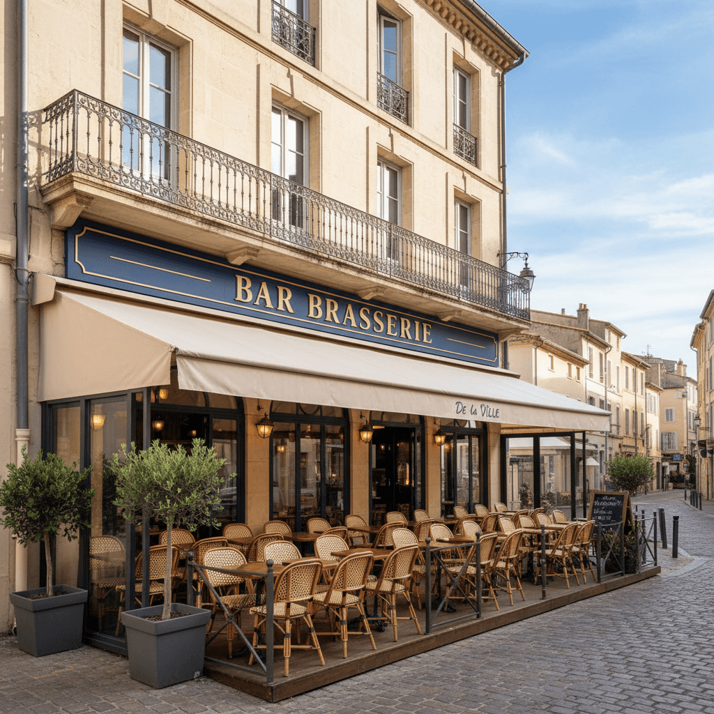 Bar-brasserie à Vence : terrasse - licence IV - Image 1