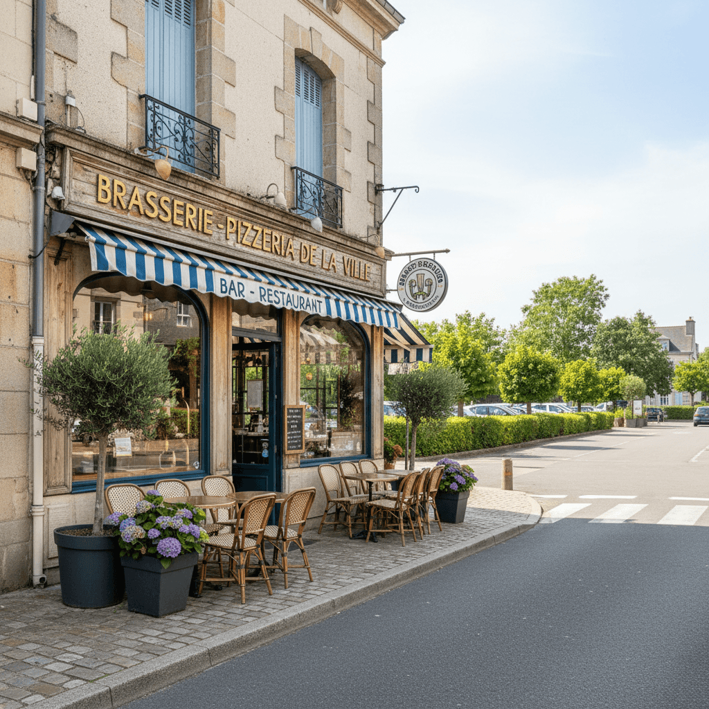 Bar-brasserie à Vannes : terrasse - licence IV - Image 1