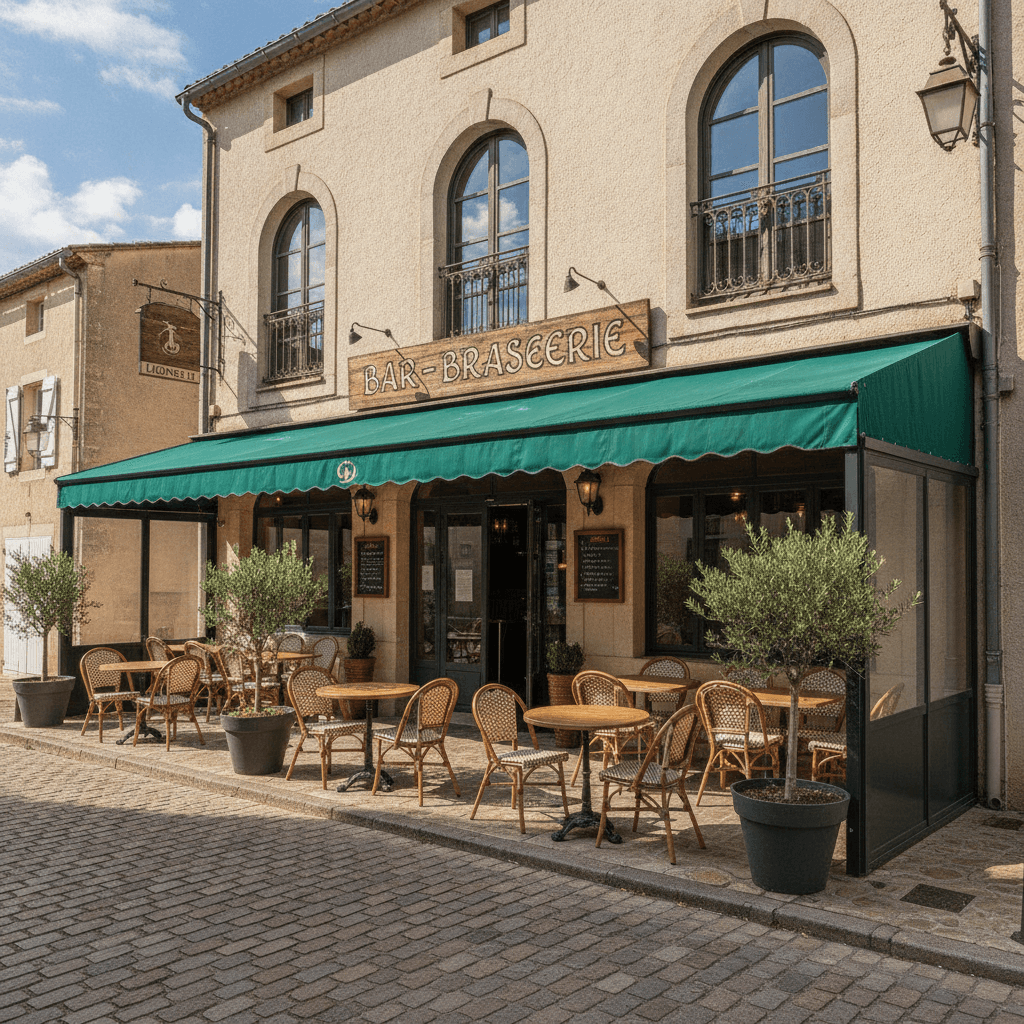 Bar-brasserie 180m² à Évenos : terrasse - licence IV - Image 1