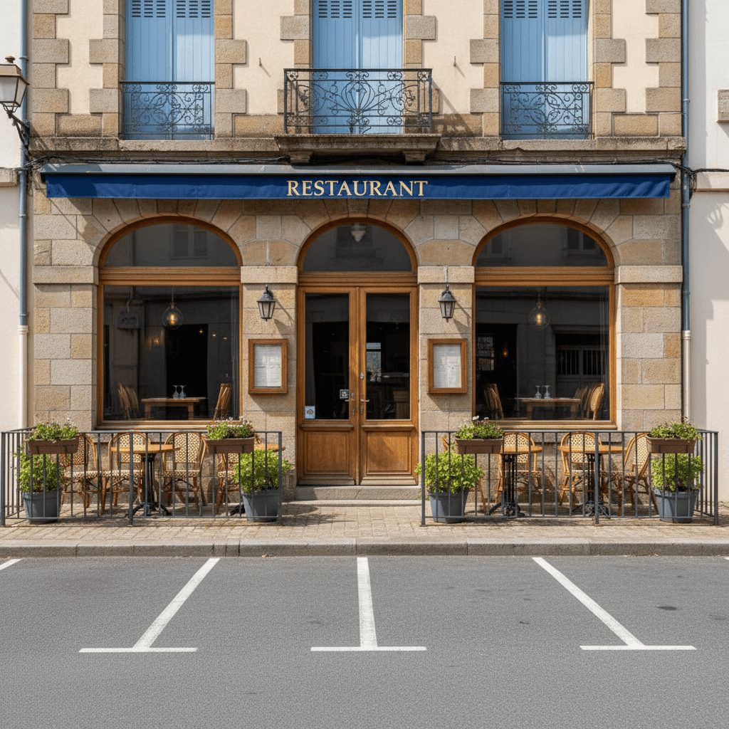 Restaurant 130m² à Concarneau : terrasse - licence IV
