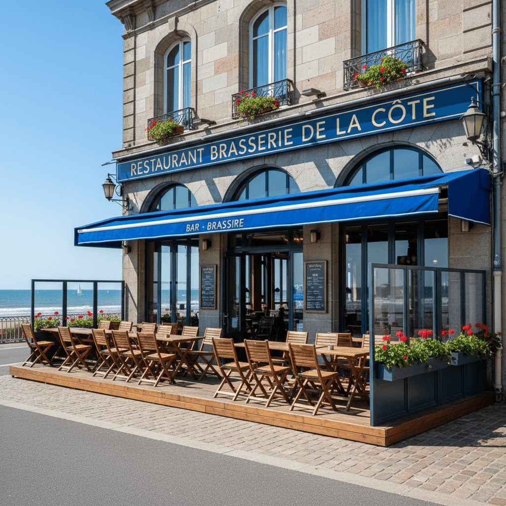 Bar-brasserie à Nantes : terrasse - licence IV - Image 1