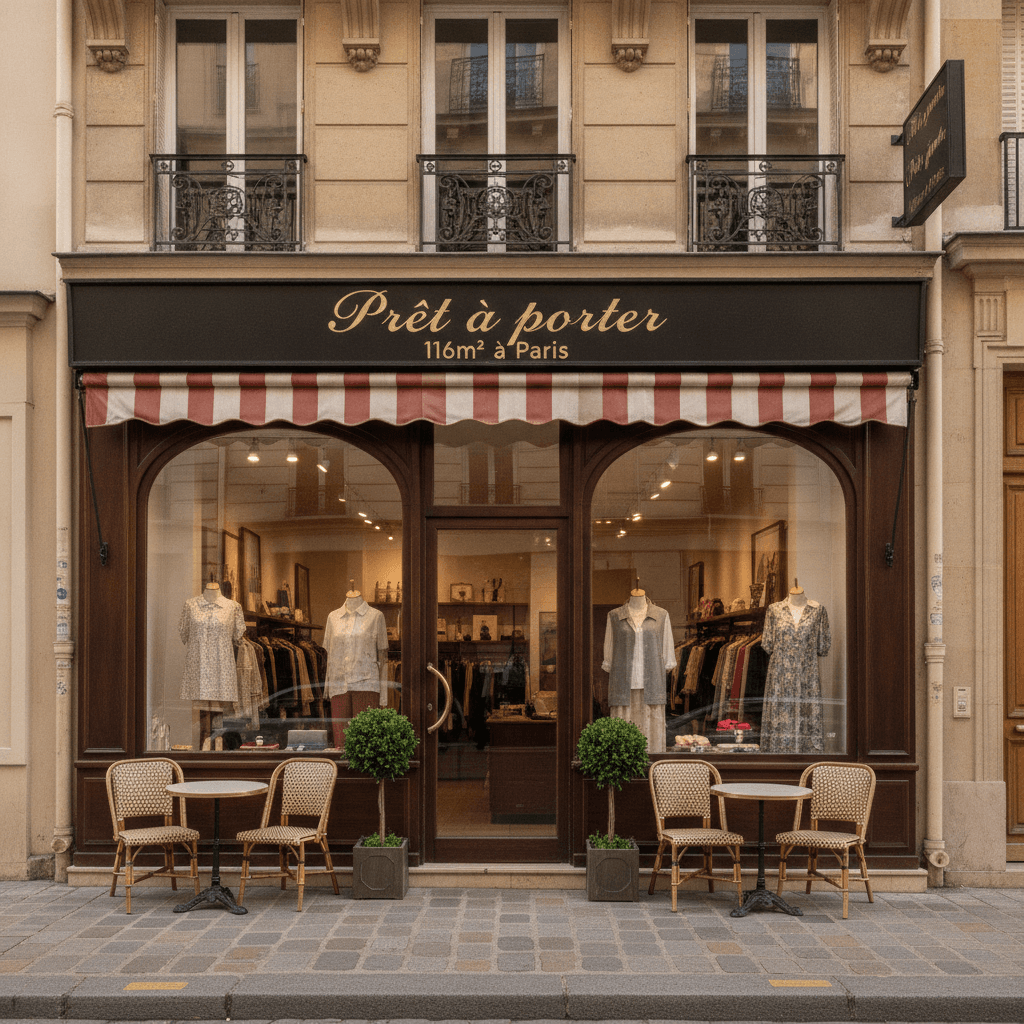 Prêt à porter 116m² à Paris