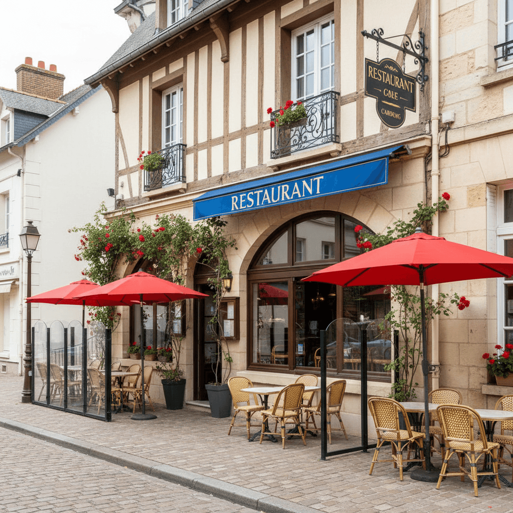 Restaurant à Cabourg : terrasse - licence IV - Image 1