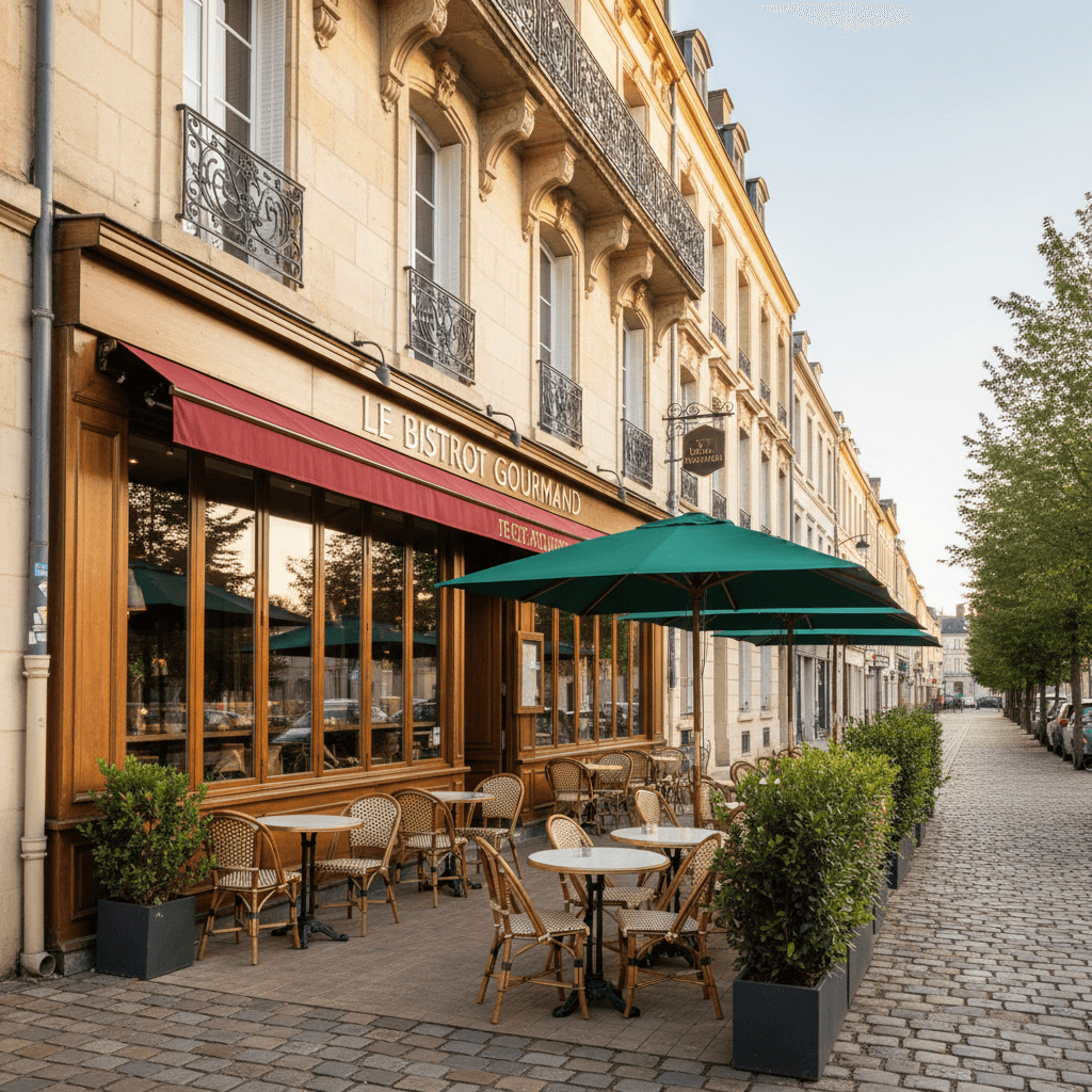 Restaurant à La Roche-Sur-Yon : terrasse - licence IV - Image 1
