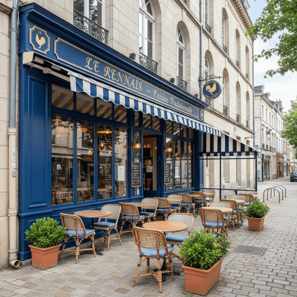 Restaurant à Rennes : terrasse