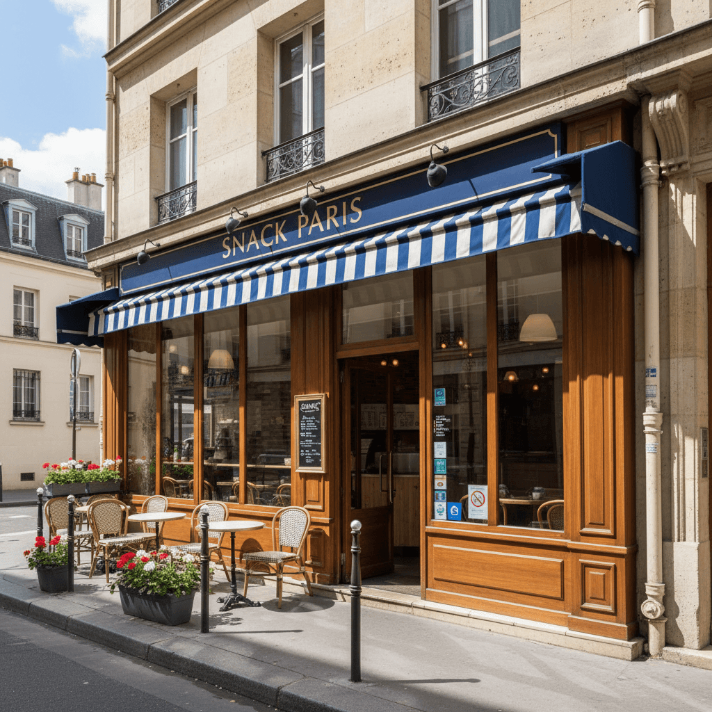 Snack 66m² à Paris : vente à emporter