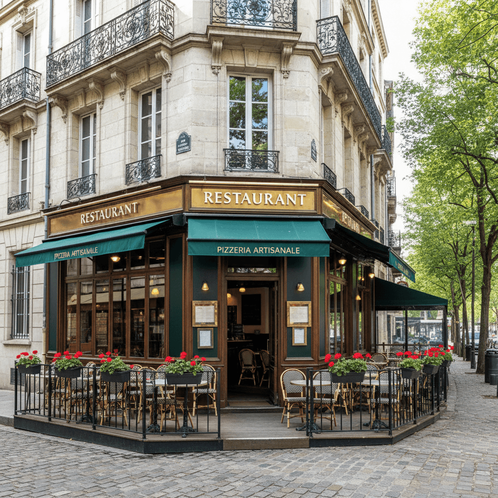 Restaurant 60m² à Nantes : terrasse - extraction - Image 1