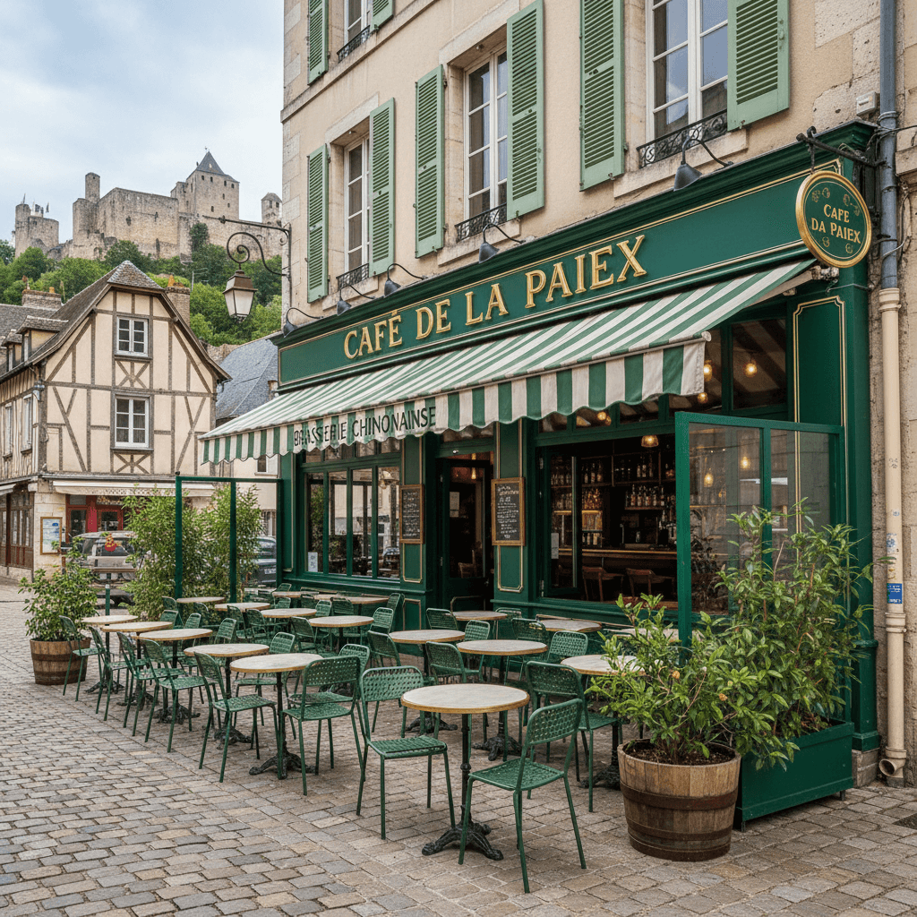 Bar-brasserie à Chinon : terrasse - licence IV - Image 1