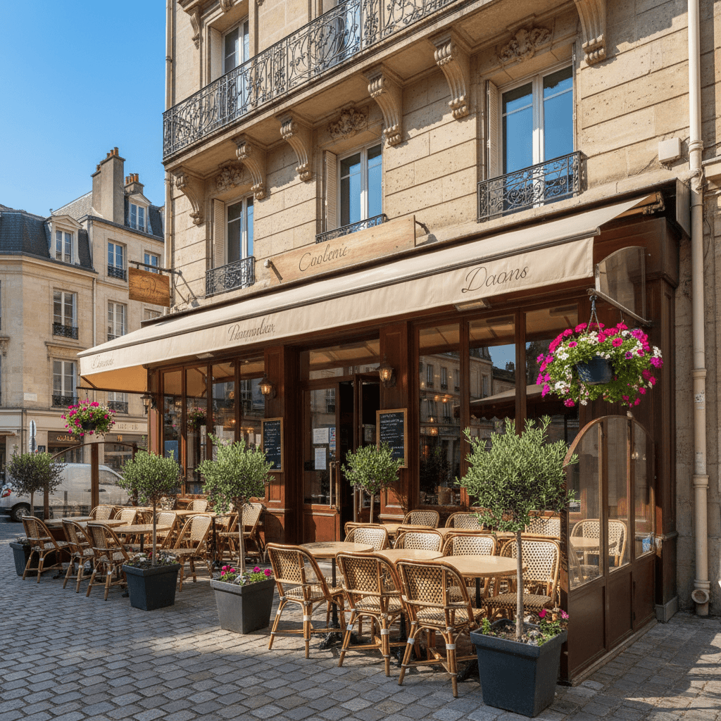 Restaurant 40 couverts à La Garenne-Colombes : terrasse - licence IV - Image 1