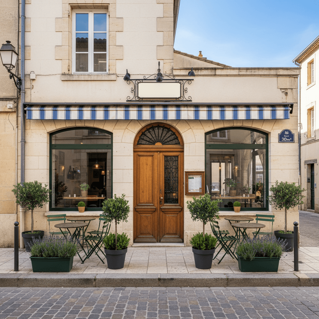 Restaurant 30m² à Saint-Christol-Lès-Alès : extraction - cuisine équipée - Image 1