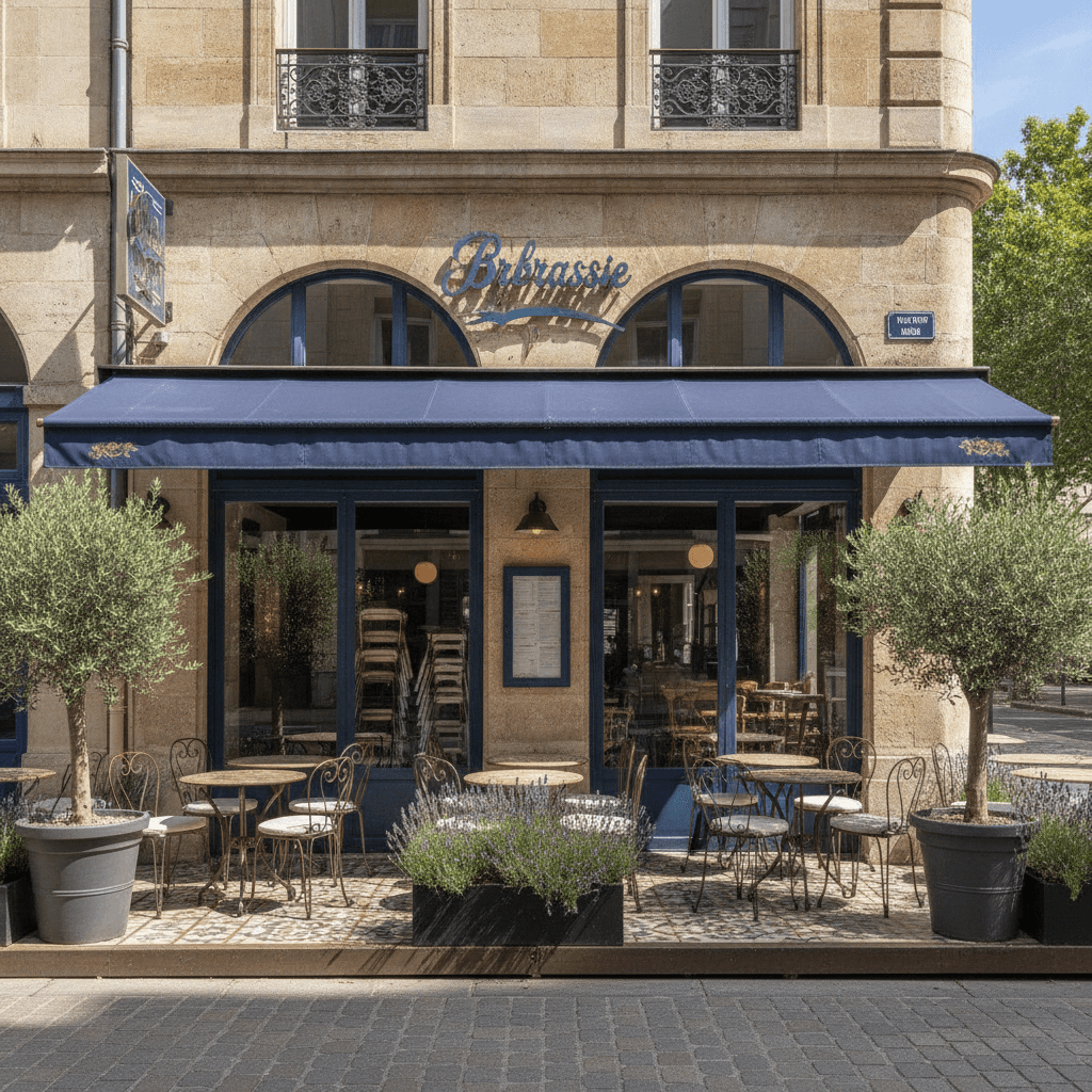 Bar-brasserie 212m² à Pessac : terrasse - licence IV - Image 1