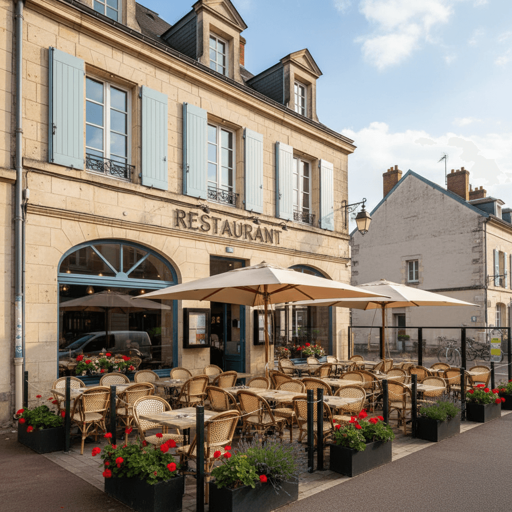 Restaurant 50 couverts à Savigny-sur-Orge : terrasse - extraction - Image 1